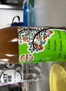 Feijoa and apple juice